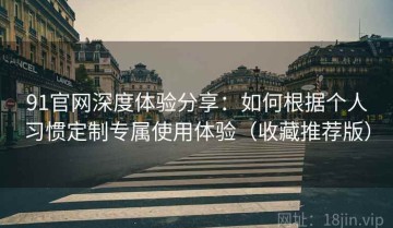 91官网深度体验分享：如何根据个人习惯定制专属使用体验（收藏推荐版）