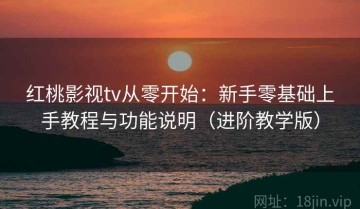 红桃影视tv从零开始：新手零基础上手教程与功能说明（进阶教学版）
