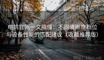 电鸽官网一文搞懂：不同清晰度档位与设备性能的匹配建议（收藏推荐版）