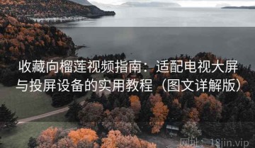 收藏向榴莲视频指南：适配电视大屏与投屏设备的实用教程（图文详解版）
