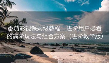 番茄影视保姆级教程：进阶用户必看的高阶玩法与组合方案（进阶教学版）