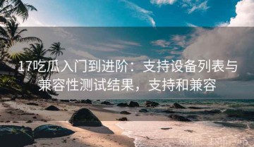 17吃瓜入门到进阶：支持设备列表与兼容性测试结果，支持和兼容