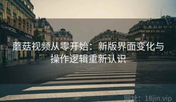蘑菇视频从零开始：新版界面变化与操作逻辑重新认识