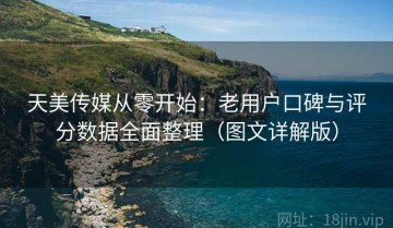 天美传媒从零开始：老用户口碑与评分数据全面整理（图文详解版）