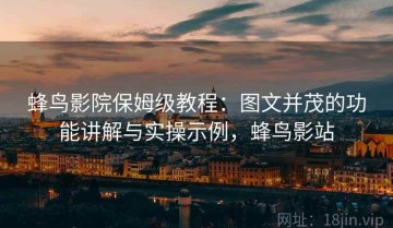 蜂鸟影院保姆级教程：图文并茂的功能讲解与实操示例，蜂鸟影站