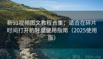 新91视频图文教程合集：适合在碎片时间打开的轻量使用指南（2025使用版）