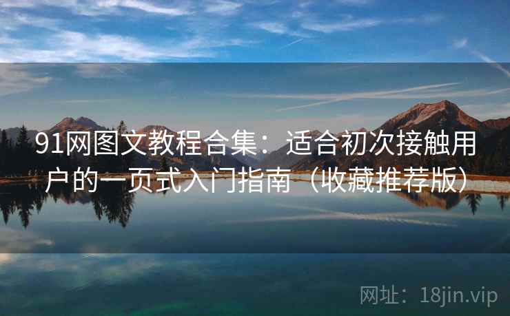 91网图文教程合集:适合初次接触用户的一页式入门指南(收藏推荐版) 91网图文教程合集:适合初次接触用户的一页式入门指南(收藏推荐版)