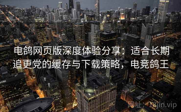 电鸽网页版深度体验分享：适合长期追更党的缓存与下载策略，电竞鸽王