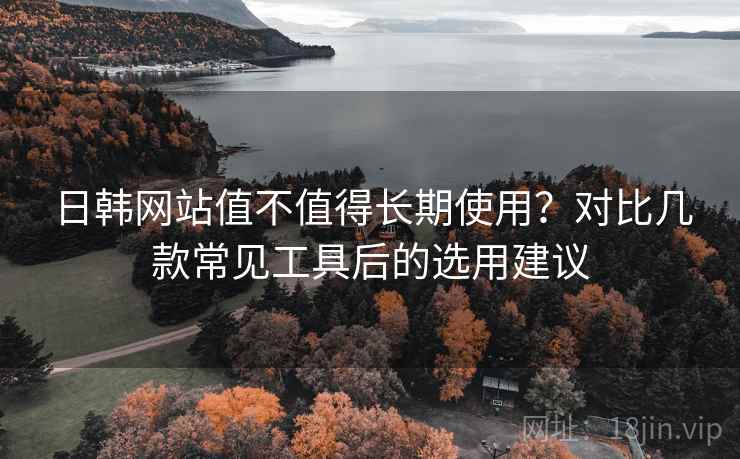 日韩网站值不值得长期使用?对比几款常见工具后的选用建议 日韩网站值不值得长期使用?对比几款常见工具后的选用建议
